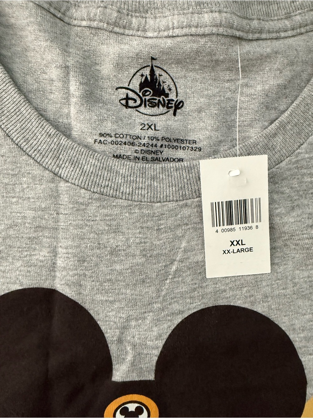 NEW Disney Parks 'My Boo' Halloween Boy Ghost T-Shirt Adult Size 2XL - Picture 2 of 4